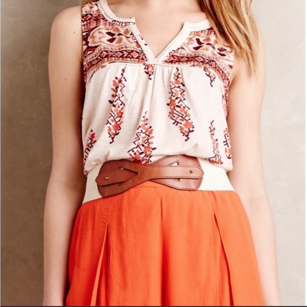 Anthropologie Akemi + Kin Morning Glory Tank-Woman’s Sleeveless-PM boho